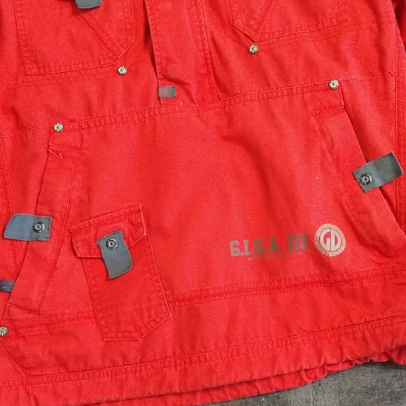 G.I.G.A. DX Red Hooded Pullover Jacket - Picture 2 of 8